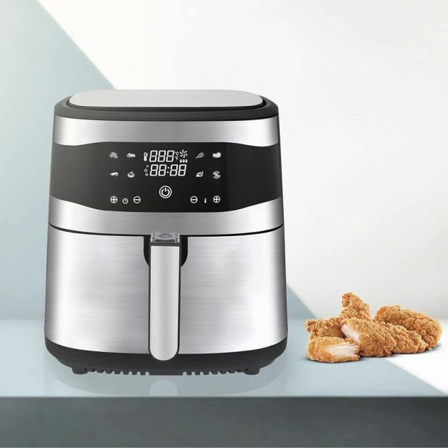 مقلاة هوائية اينوكس 8 لتر | Air fryer Heinrich's 
