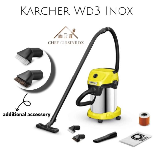 مكنسة كهربائية للماء و الغبرة | aspirateur karcher wd3 